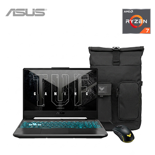 Laptop Gamer ASUS TUF A15 FA506NCG 15.6" FHD 144Hz, AMD Ryzen 7 8845HS, 8GB DDR5, 512GB SSD, RTX 3050 4GB