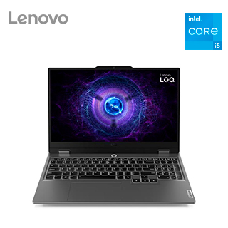 Laptop Gamer Lenovo LOQ 15IRX9 15.6" FHD 144Hz 100% sRGB, Intel Core i5-13450HX, 16GB DDR5, 512GB SSD, RTX 3050 6GB